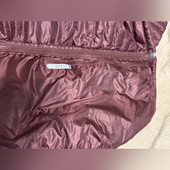 L.L.Bean Ultralight 850 Down Sweater Coat 2X in Black Plum - Picture 8 of 10